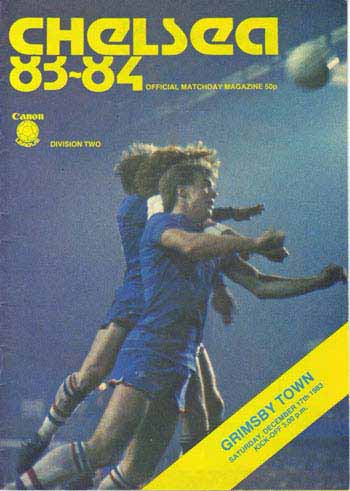 programme cover for Chelsea v Grimsby Town, Saturday, 17th Dec 1983