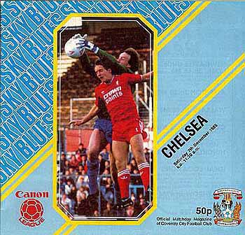 programme cover for Coventry City v Chelsea, 7th Dec 1985