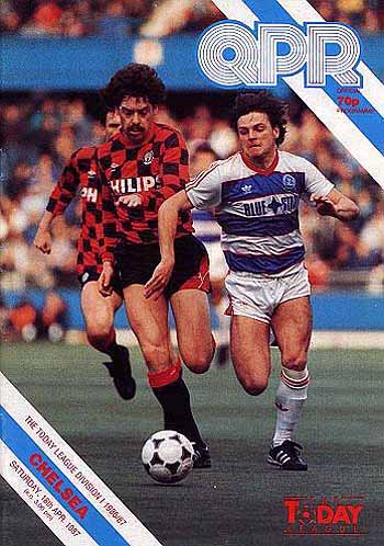 programme cover for Queens Park Rangers v Chelsea, 18th Apr 1987