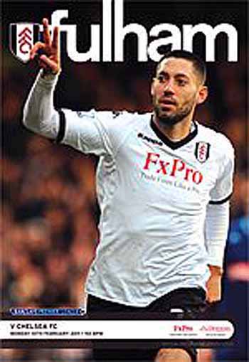 programme cover for Fulham v Chelsea, 14th Feb 2011