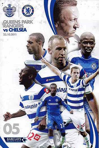 programme cover for Queens Park Rangers v Chelsea, Sunday, 23rd Oct 2011