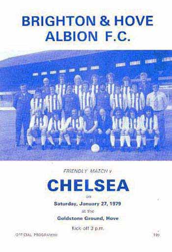 programme cover for Brighton And Hove Albion v Chelsea, Saturday, 27th Jan 1979