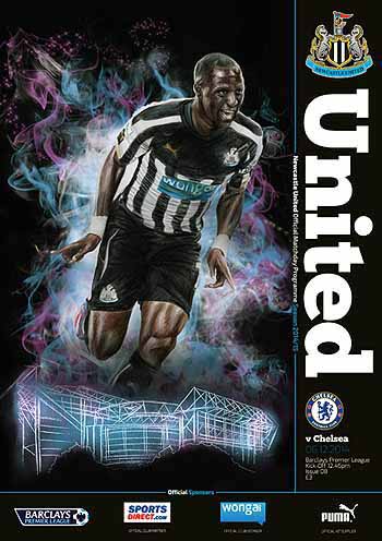 programme cover for Newcastle United v Chelsea, 6th Dec 2014