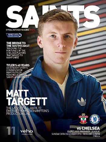 programme cover for Southampton v Chelsea, 28th Dec 2014