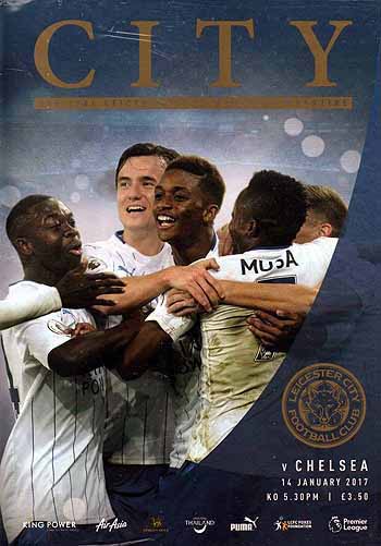 programme cover for Leicester City v Chelsea, 14th Jan 2017