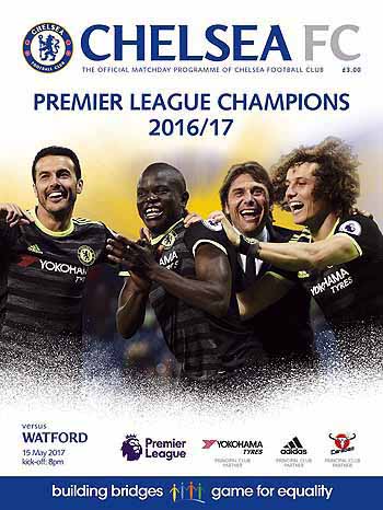 programme cover for Chelsea v Watford, 15th May 2017