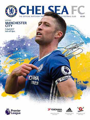 programme cover for Chelsea v Manchester City, Wednesday, 5th Apr 2017