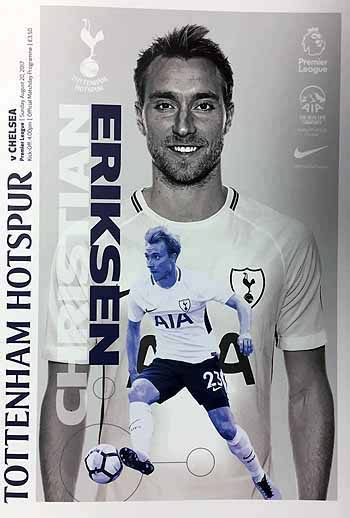 programme cover for Tottenham Hotspur v Chelsea, Sunday, 20th Aug 2017