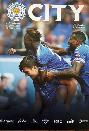 programme cover for Leicester City v Chelsea, 9th Sep 2017