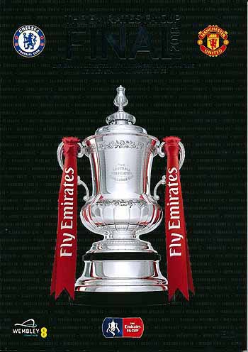 programme cover for Manchester United v Chelsea, 19th May 2018