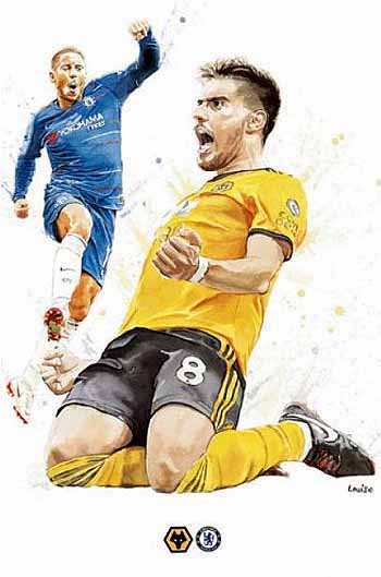 programme cover for Wolverhampton Wanderers v Chelsea, 5th Dec 2018