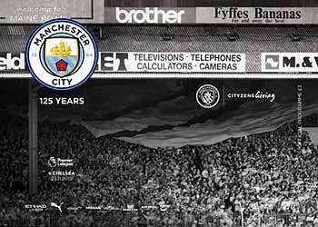 programme cover for Manchester City v Chelsea, 23rd Nov 2019