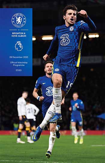 programme cover for Chelsea v Brighton And Hove Albion, 29th Dec 2021